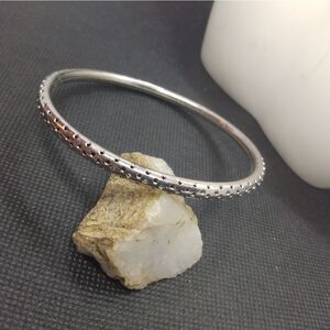 Silver hole‎ in armor bracelet unisex